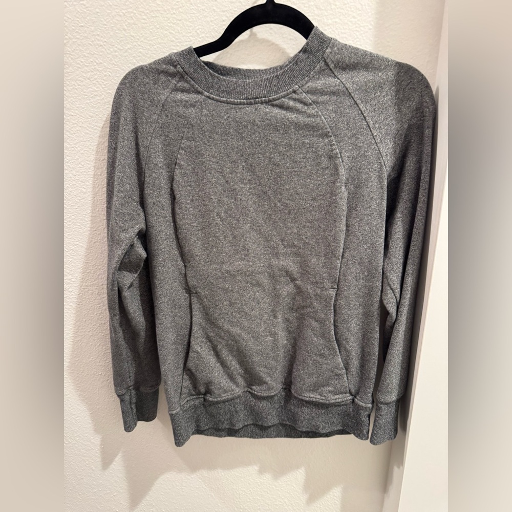 Gray Lululemon Scuba Crew size 4